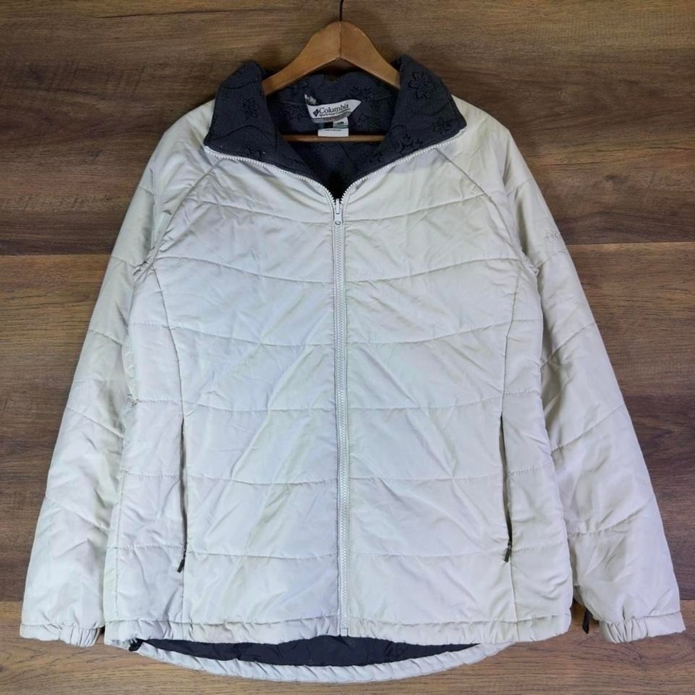 Columbia Women's Vertex Interchange Jacket XL Beige Y2K